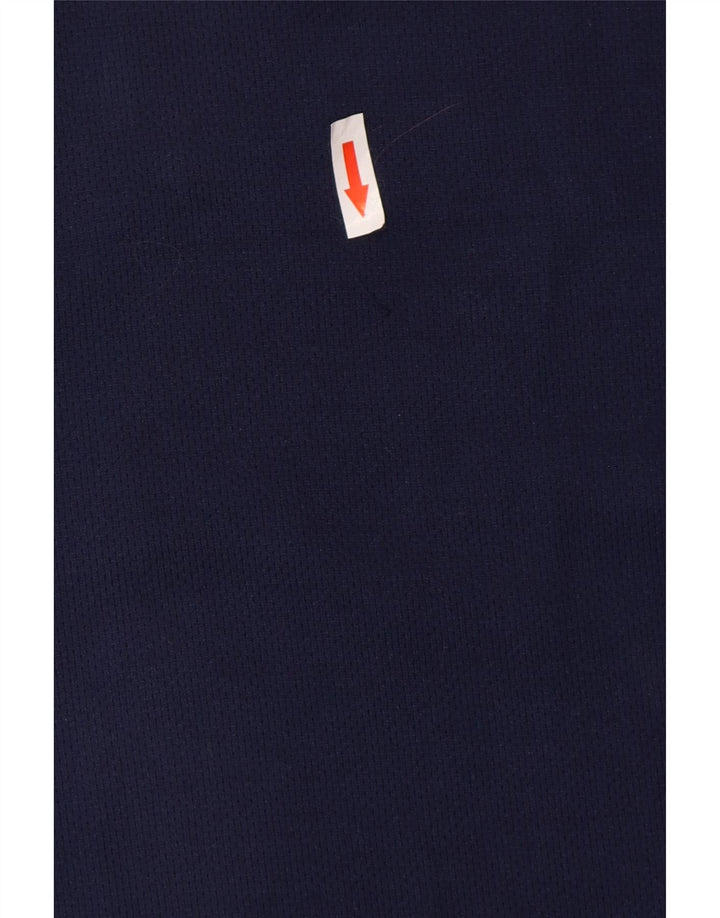 Reebok - Pantalón de chándal gráfico para hombre, talla grande, poliéster, azul marino