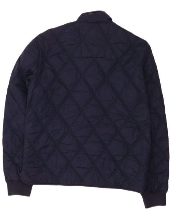 Replay Chaqueta acolchada para hombre UK 38 Medium Azul marino Poliamida