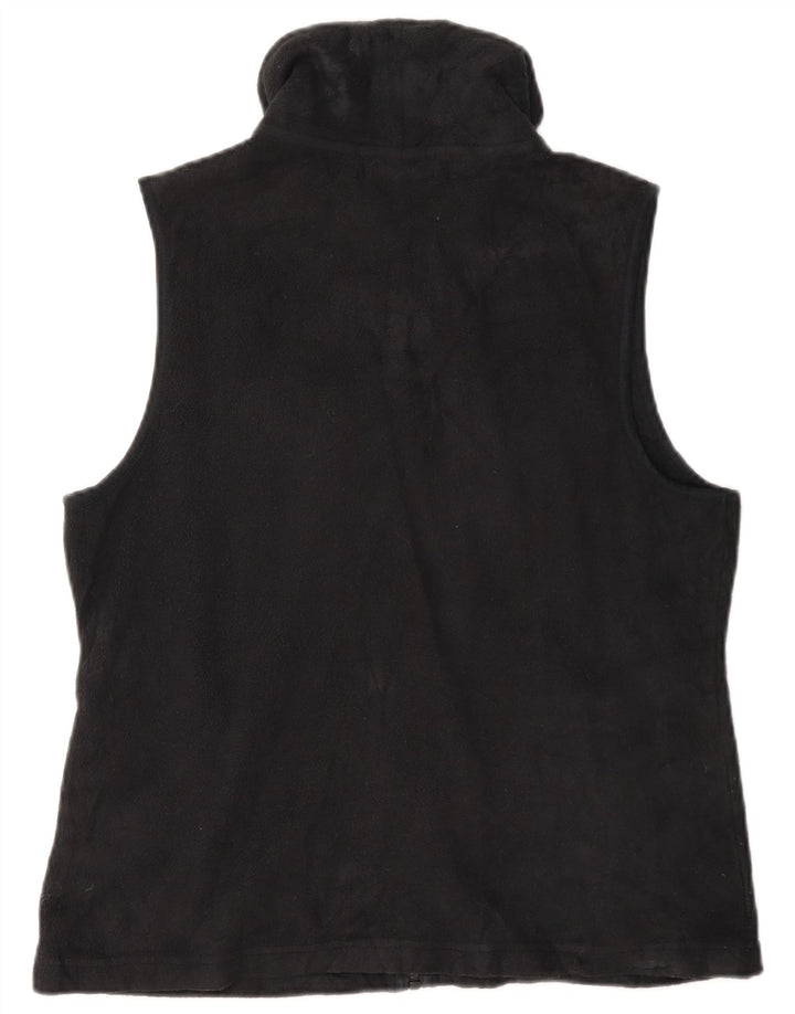 Chaps Chaleco polar para mujer UK 14 Medium Black