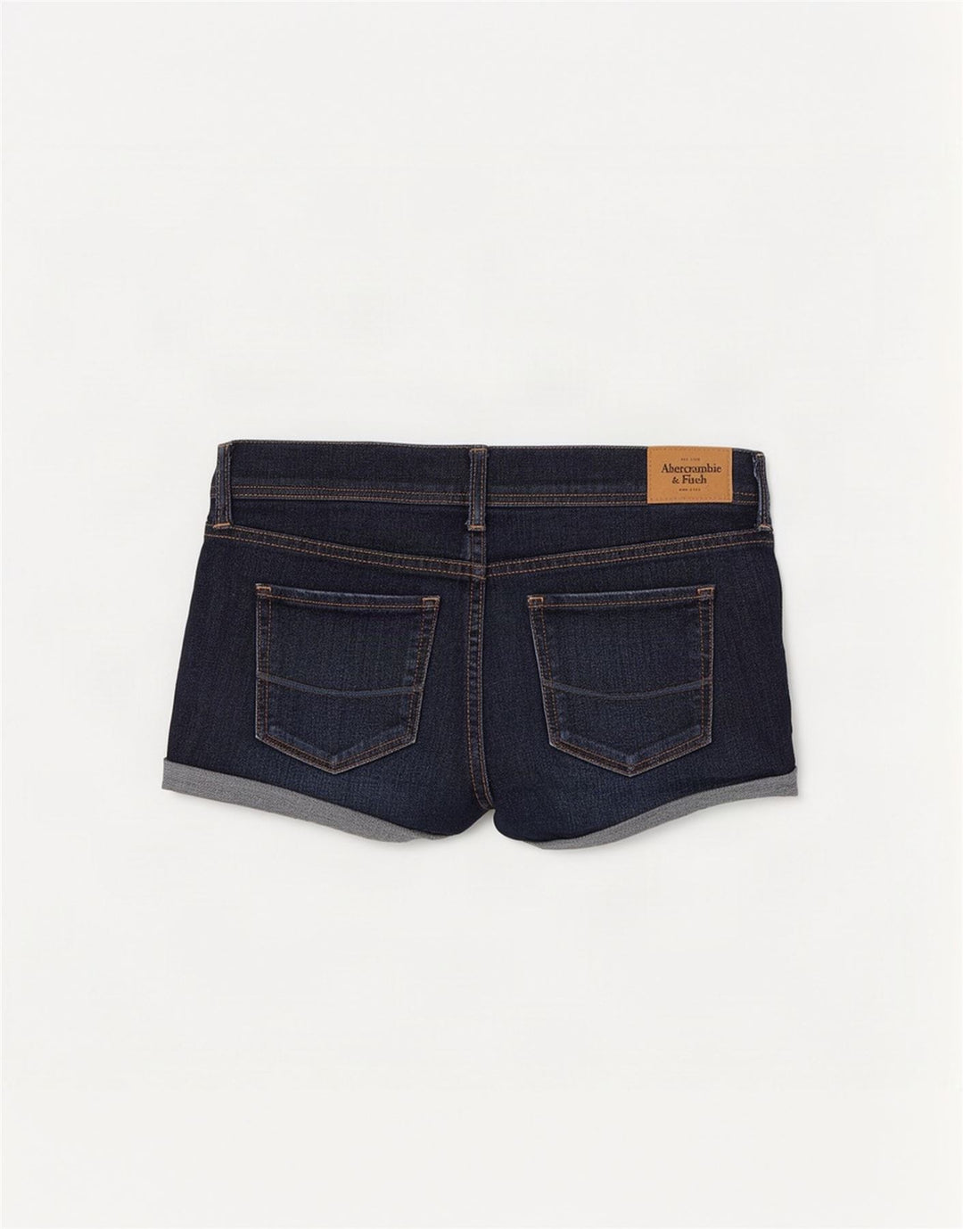 Abercrombie & Fitch Pantalones cortos de mezclilla para mujer US 8 Medium W29 Azul marino