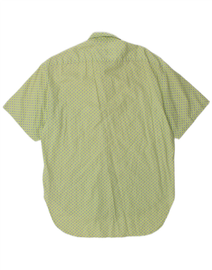 CAJUN Camisa Manga Corta Hombre Verde Medio Moteado