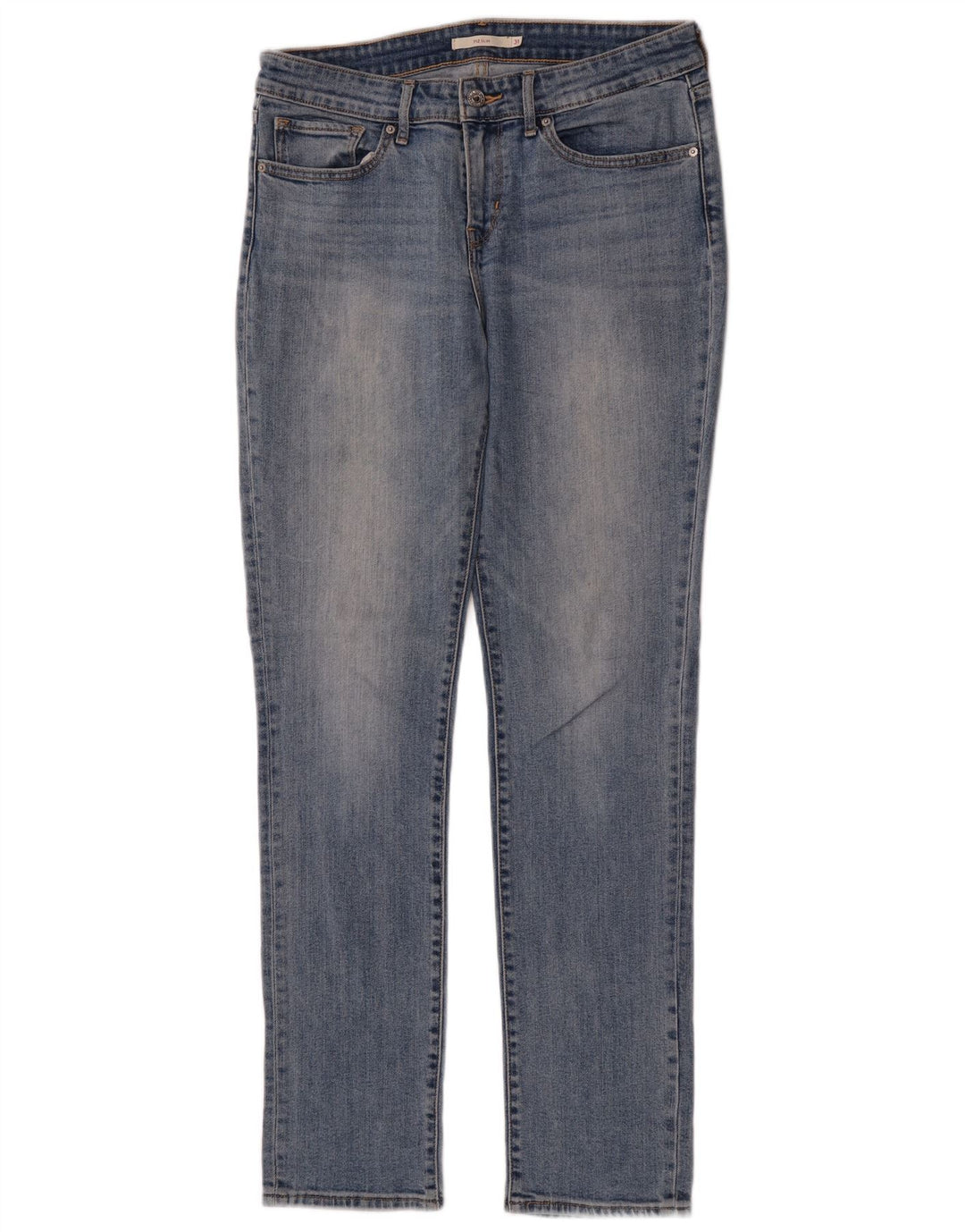 Vaqueros Levi's Mujer 712 Slim W31 L32 Algodón Azul