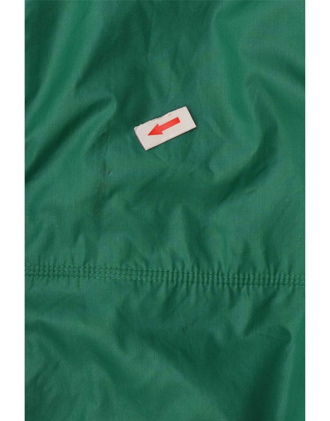 Vintage hombres chándal top chaqueta medio verde