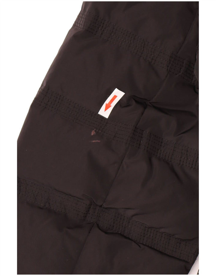 Abrigo acolchado con capucha vintage para mujer IT 50 XL Poliéster negro