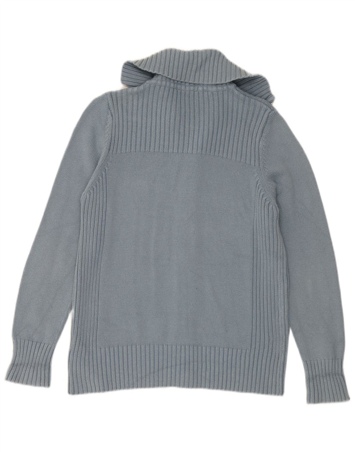 Marks & Spencer - Cárdigan para mujer, talla 40, algodón azul grande