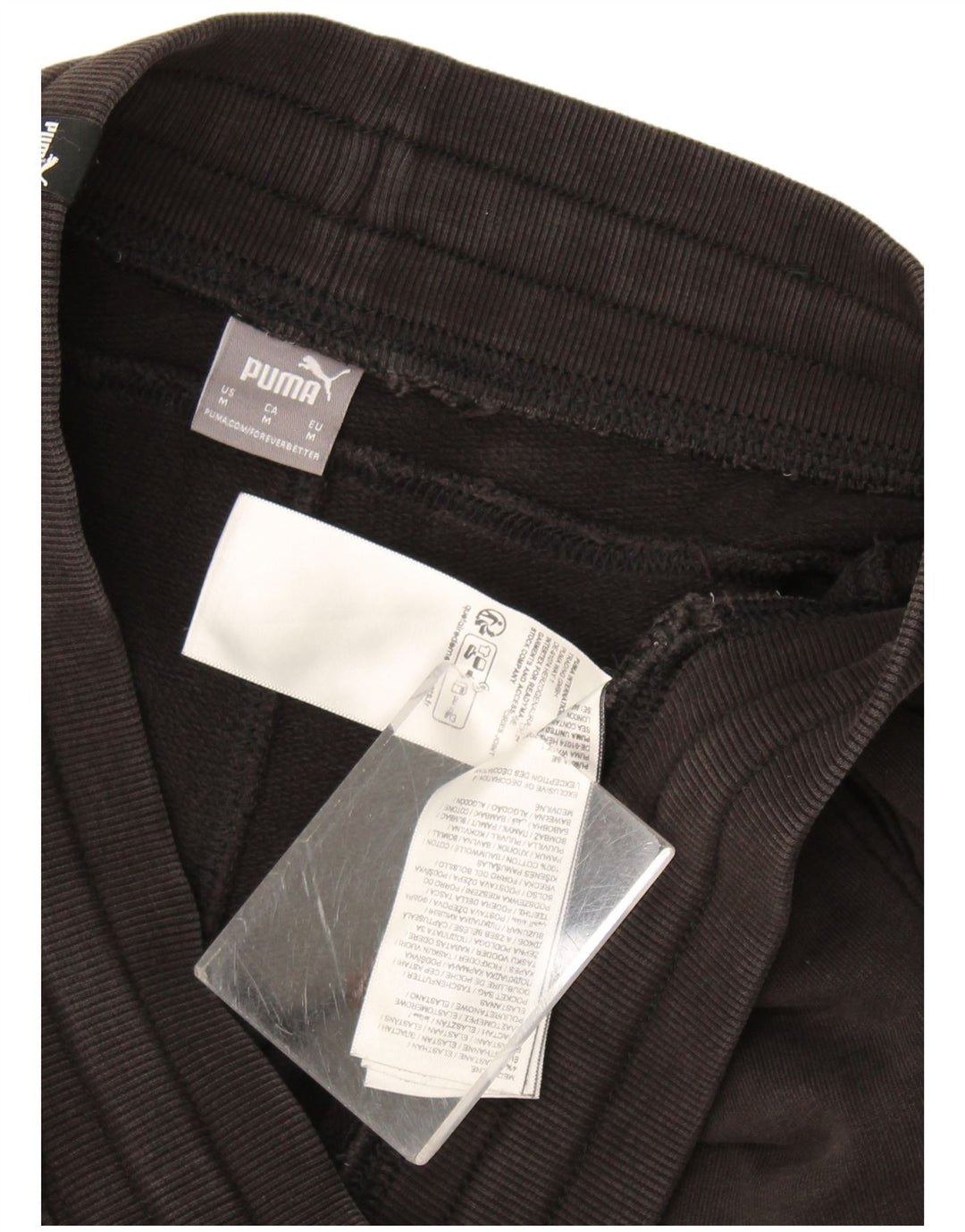Pantalones De Chándal Puma Joggers Medium Negro Algodón Hombre