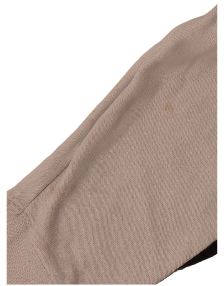 ADIDAS Hombre Graphic Sudadera con capucha Jumper Large Negro Colorblock Algodón