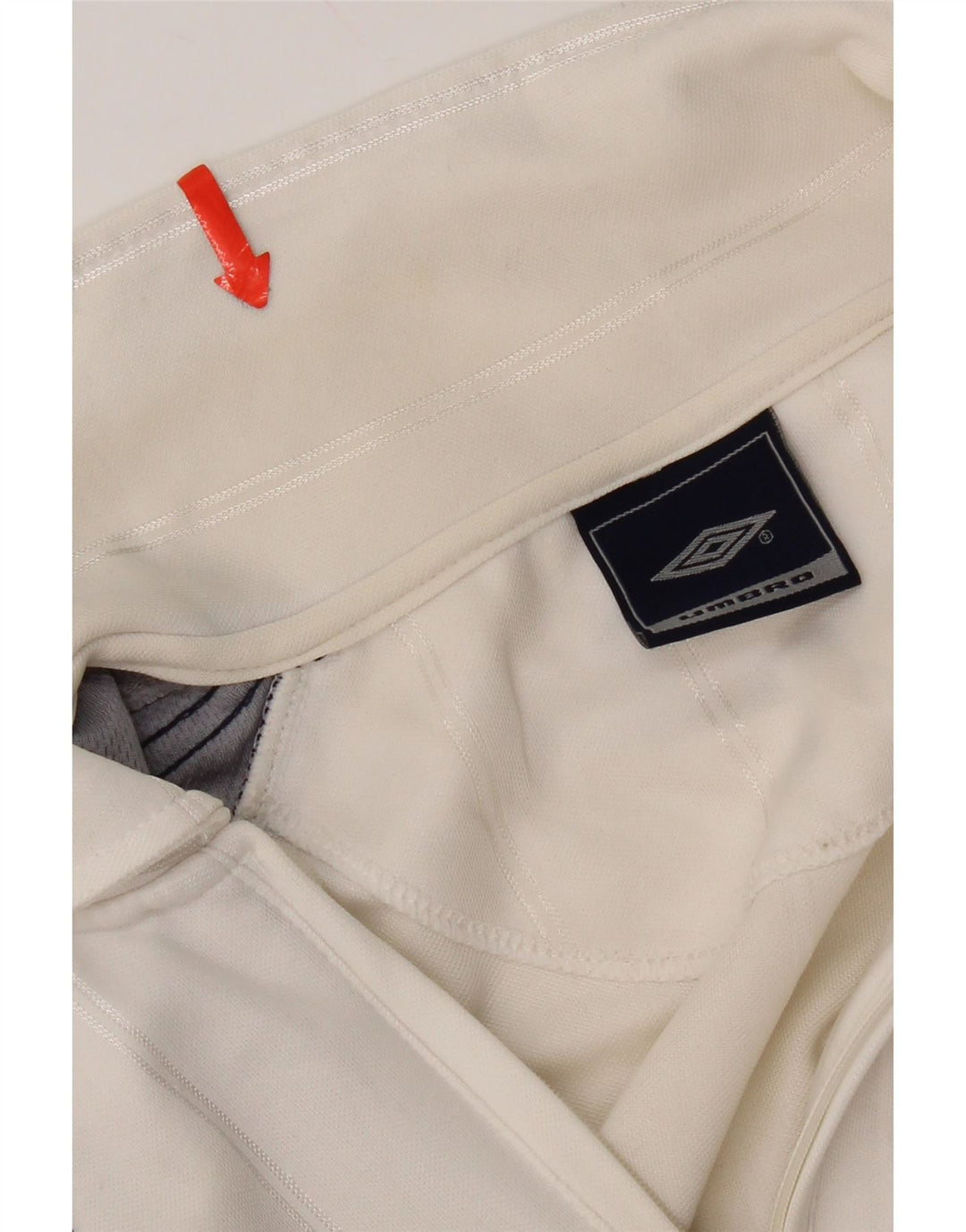 Polo Umbro Hombre XL Blanco Colorblock Poliéster