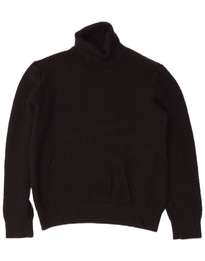 TRUSSARDI Jersey con cuello vuelto para mujer UK 20 2XL Negro