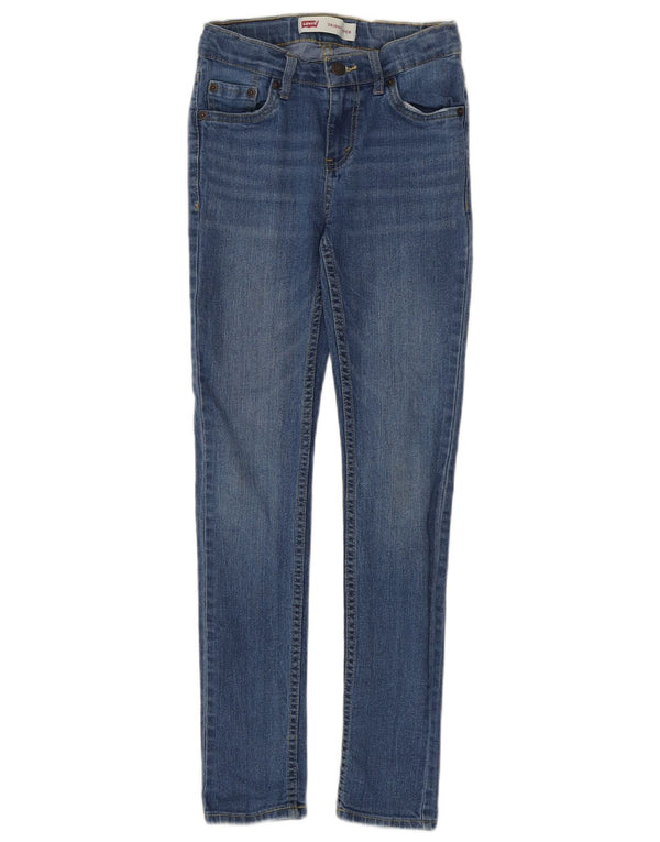 Levi's Vaqueros súper ajustados para niños 11-12 años W24 L27 Algodón azul