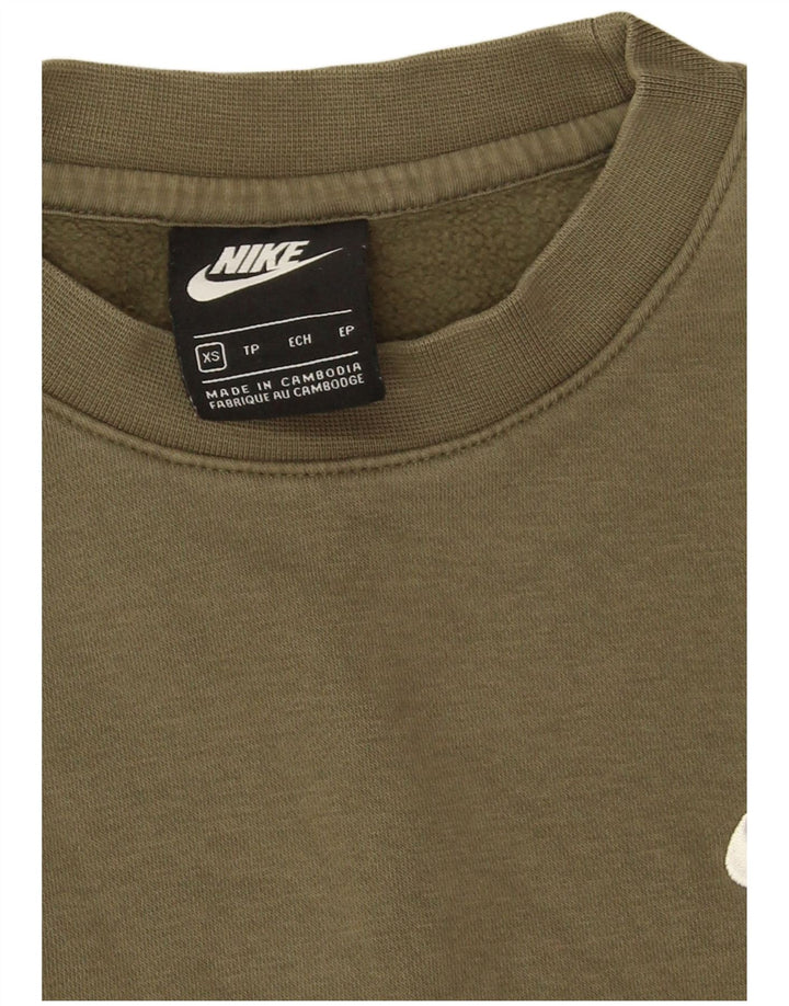 Sudadera Nike Hombre Jumper XS Caqui Algodón