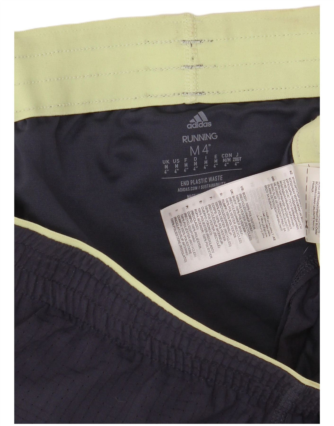 Adidas Pantalones cortos deportivos Aeroready para mujer Reino Unido 14 Medio azul marino Poliéster