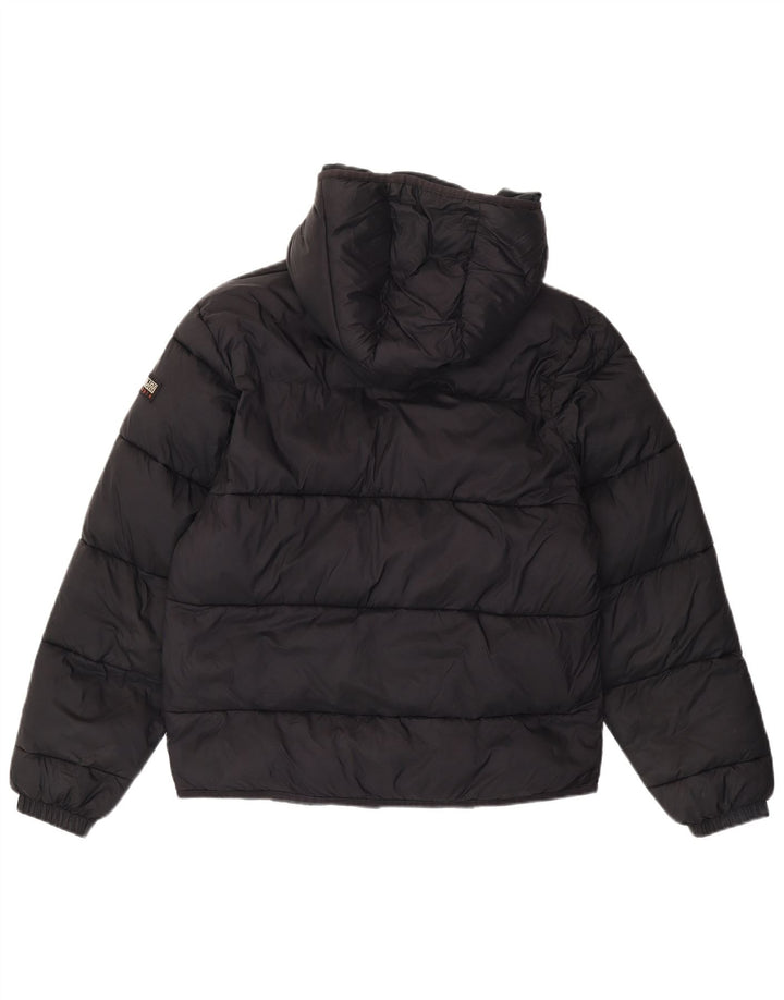 Napapijri Chaqueta acolchada con capucha y ajuste regular para hombre UK 38 Medium Black