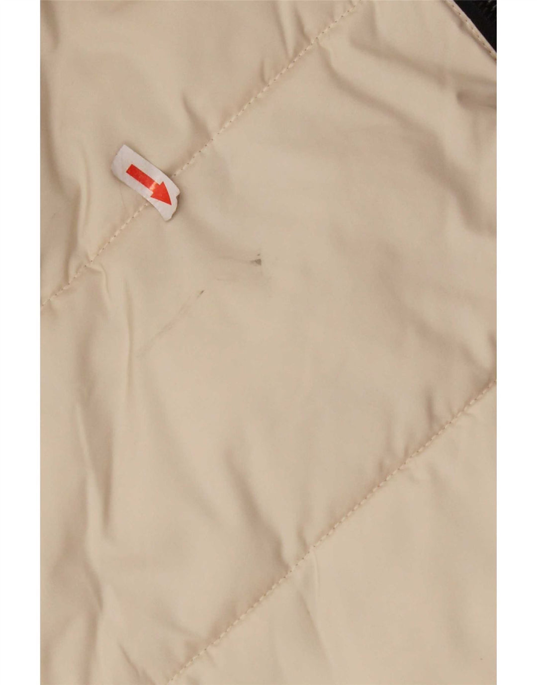 KHUJO Abrigo acolchado con capucha para mujer UK 10 Small Off White Poliéster