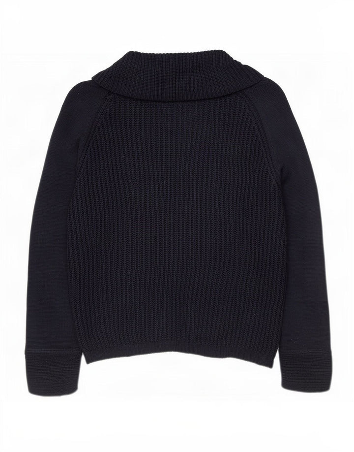 Oasis Suéter tipo jersey con cuello vuelto para mujer UK 40 Mediano Azul marino Poliacrílico