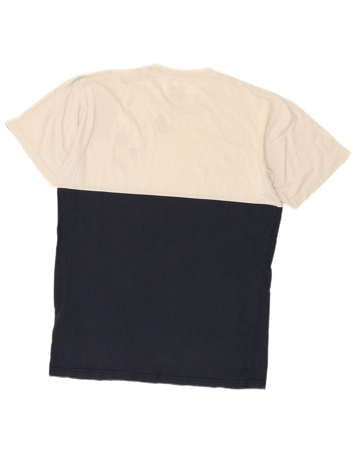 VANS Hombre Classic Fit Camiseta Top Medium White Colorblock