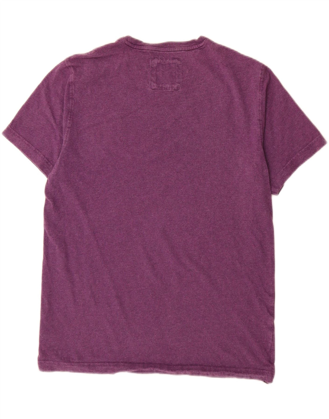 Crew Clothing Camiseta para hombre Top Medio Algodón Púrpura