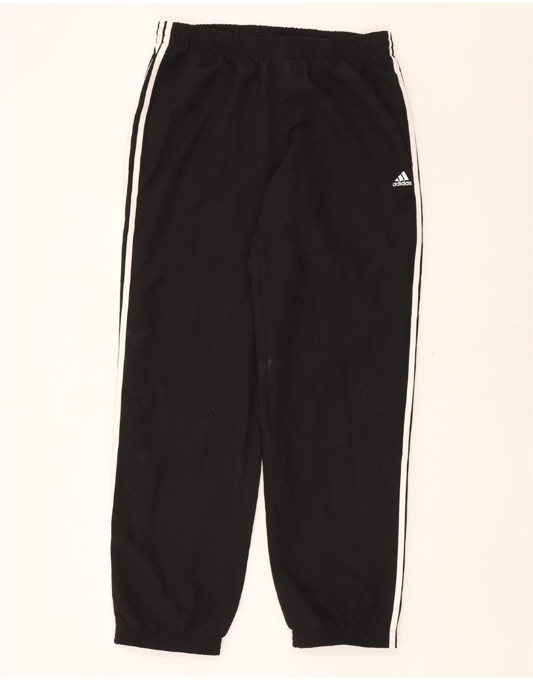 ADIDAS Hombre Climalite Chándal Pantalones Joggers Grande Poliéster Negro