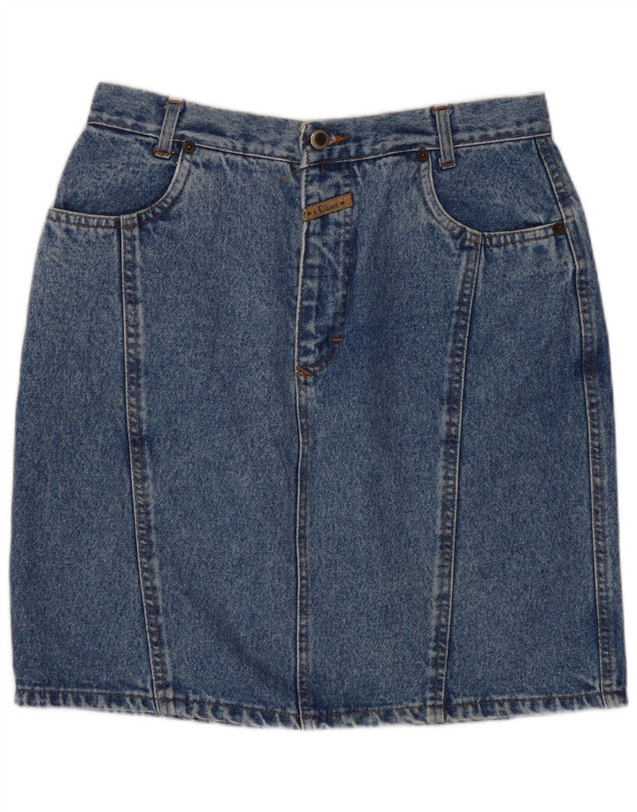 S.OLIVER Falda vaquera para mujer IT 40 Small W30 Azul