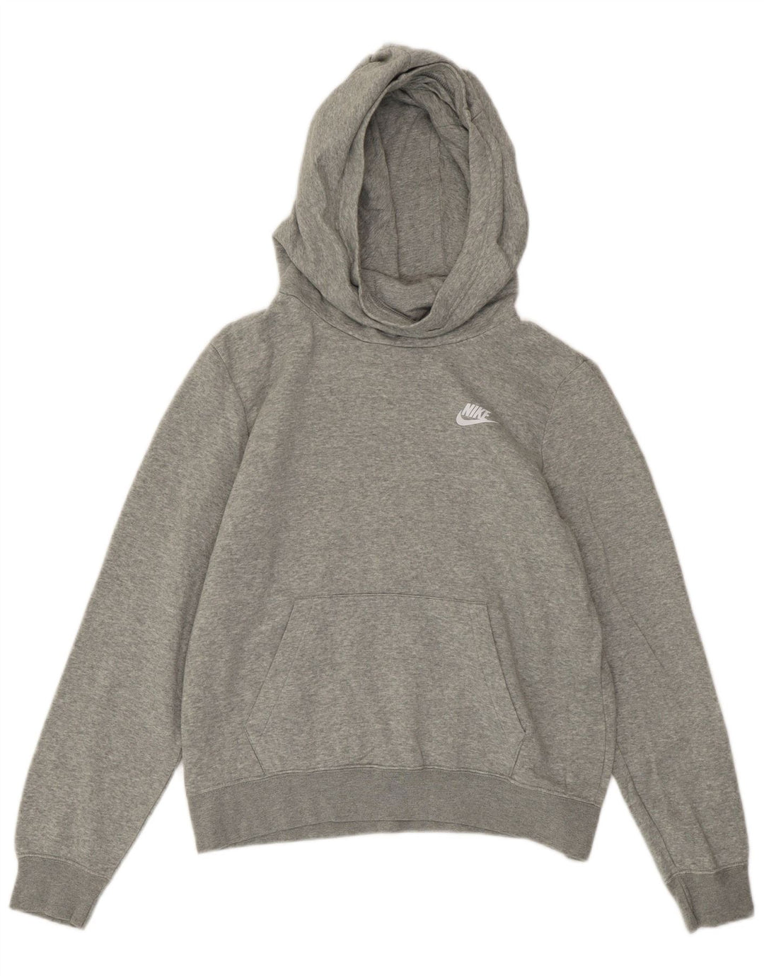 NIKE Sudadera con capucha para mujer UK 40 Algodón gris medio