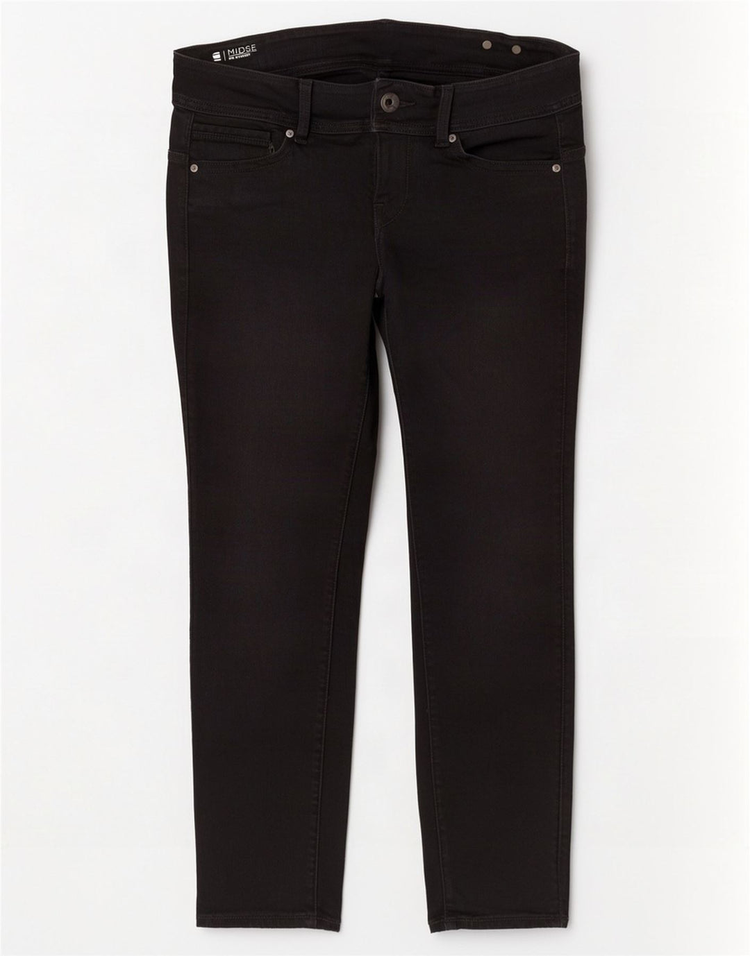 Vaqueros ajustados de tiro medio Midge de G-Star para mujer W33 L30 Black