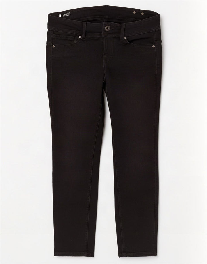 Vaqueros ajustados de tiro medio Midge de G-Star para mujer W33 L30 Black