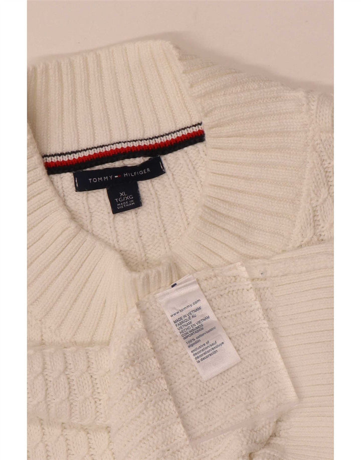 Tommy Hilfiger Hombre Chaleco Tank Top XL Blanco Algodón