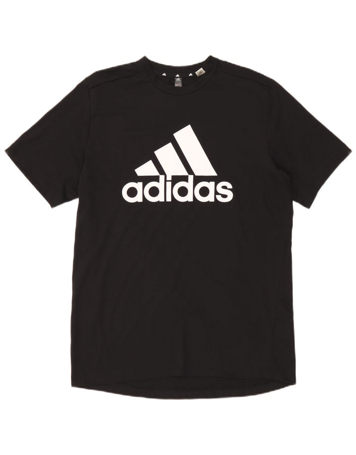 Adidas Hombre Aeroready Graphic Camiseta Top Mediano Negro Poliéster