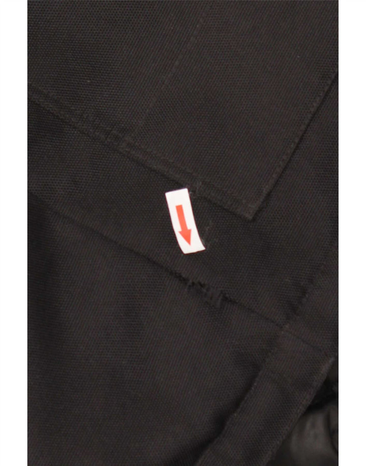 G-Star Chaqueta acolchada con capucha para hombre, talla 40, poliéster negro grande