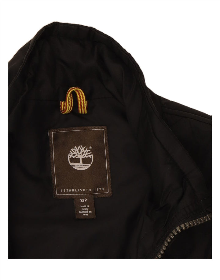 TIMBERLAND Mens Padded Jacket UK 36 Small Black Vintage Timberland and Second-Hand Timberland from Messina Hembry 