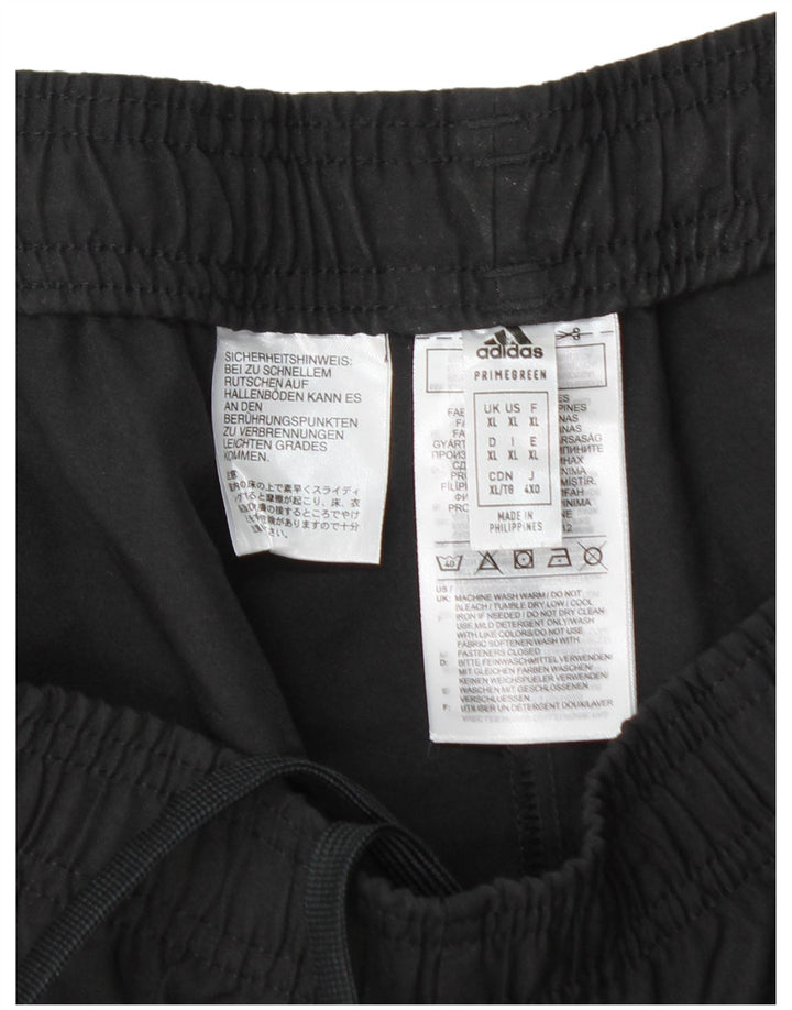 ADIDAS Hombre Aeroready Graphic Chándal Pantalones XL Poliéster Negro