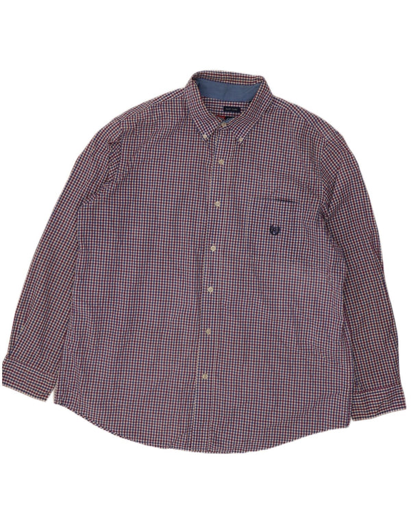 Chaps Camisa Hombre XL Algodón Vichy Azul