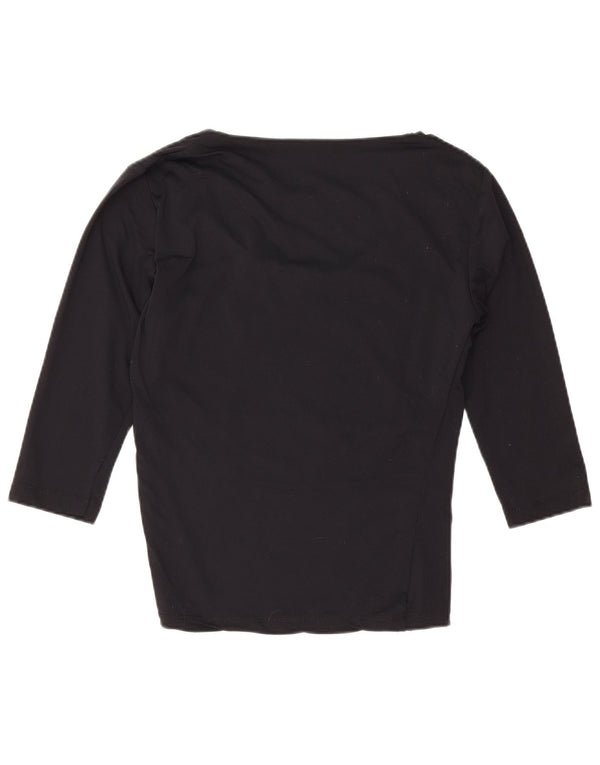Guess Mujer Top Manga 3/4 Talla 3 XS Negro