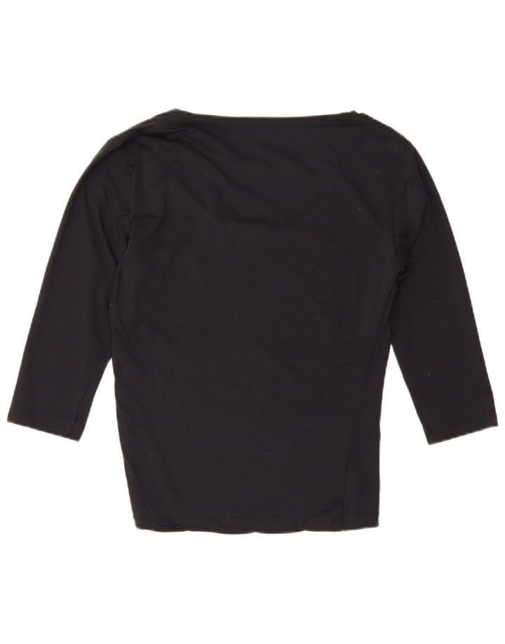 Guess Mujer Top Manga 3/4 Talla 3 XS Negro