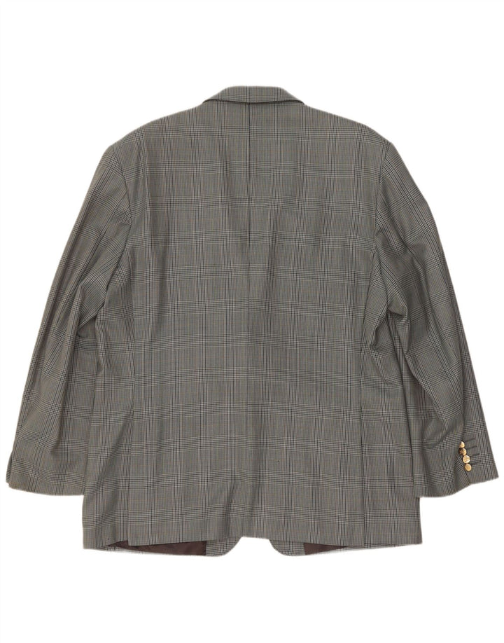 Burberrys Chaqueta tipo blazer de 2 botones para hombre Reino Unido 40 Lana de pata de gallo gris grande
