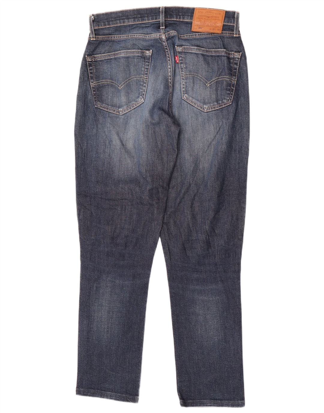 Levi's Hombre 511 Slim Jeans W30 L32 Algodón Azul Marino