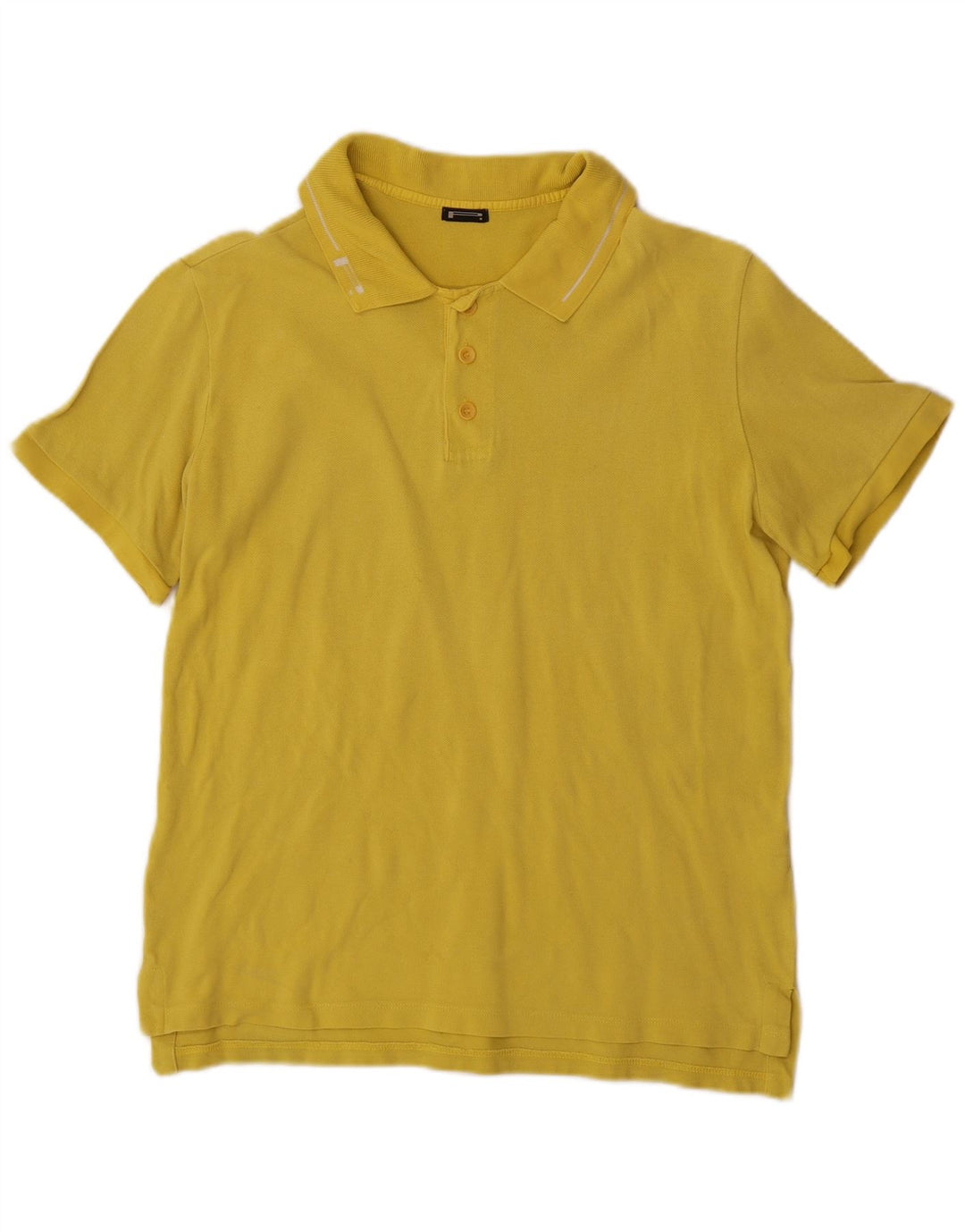 Polo Pirelli Hombre Algodón Amarillo Medio