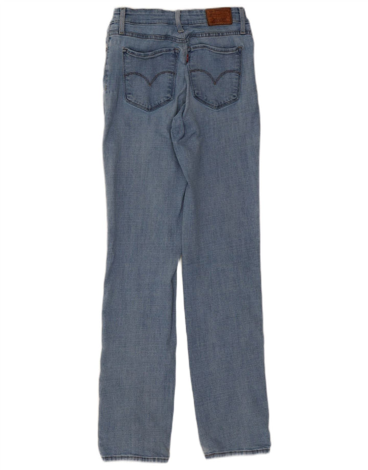 LEVI'S Vaqueros Rectos Mujer W29 L32 Algodón Azul