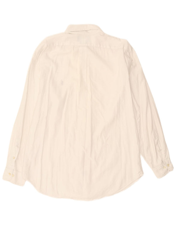 Ralph Lauren Camisa de ajuste clásico para hombre, talla 16 1/2, algodón blanco grande