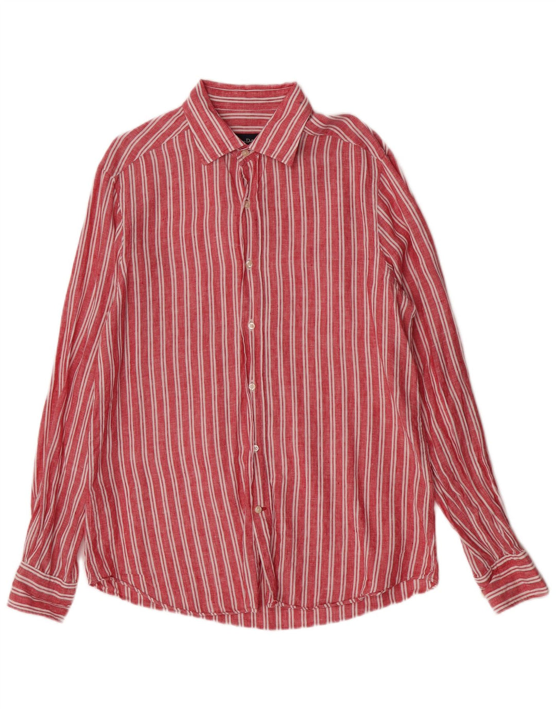 Camisa Massimo Dutti Hombre Large Rayas Rojas
