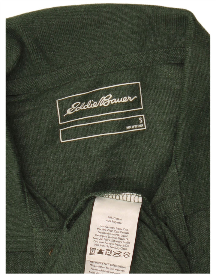 EDDIE BAUER Polo Hombre Pequeño Algodón Verde
