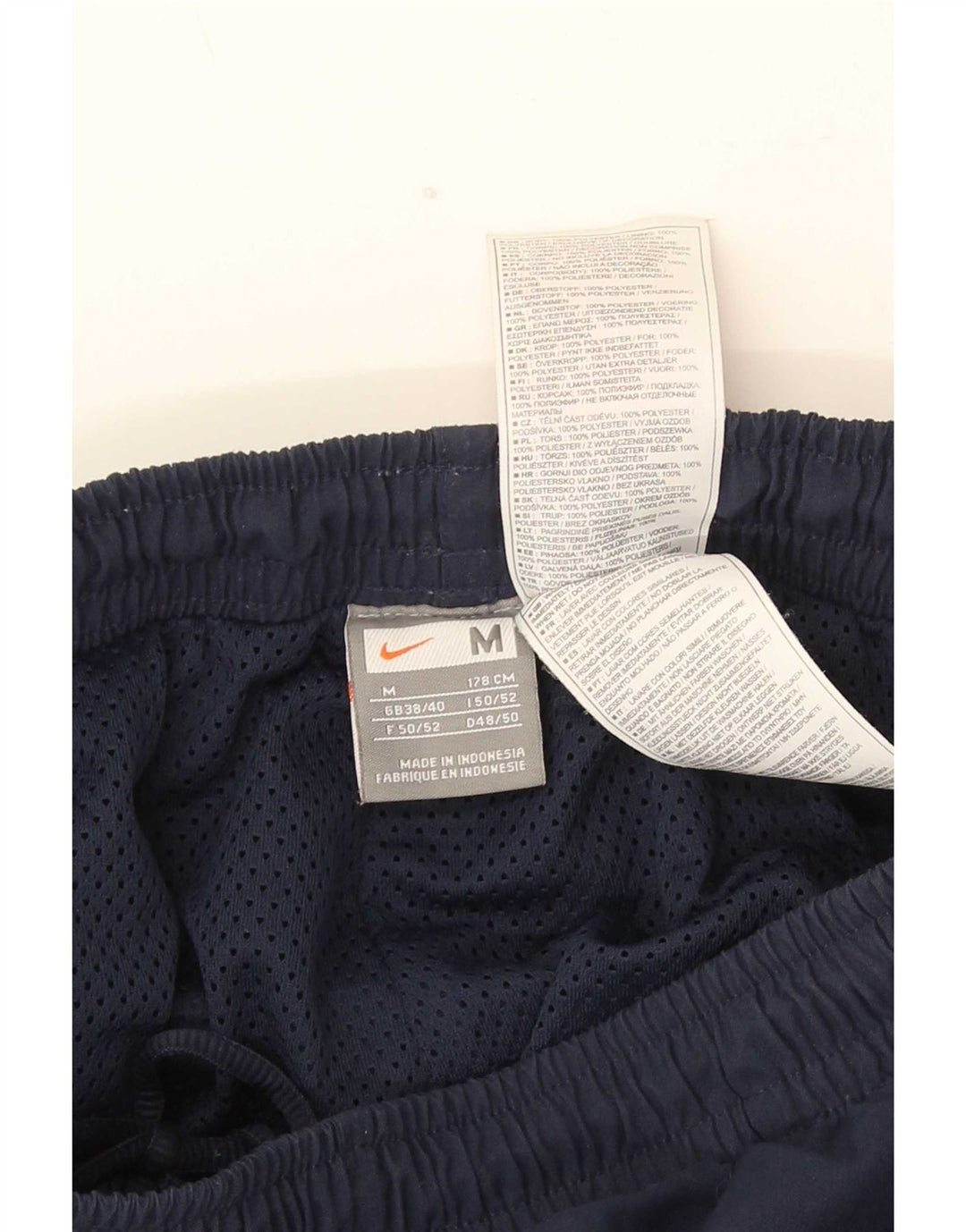 Nike Pantalones de chándal para hombre Joggers UK 38/40 Medium Azul marino Poliéster