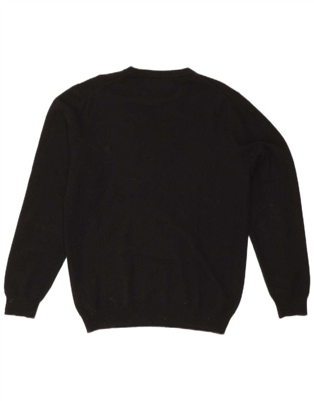Zara Hombre Jersey De Cuello Redondo Jersey Grande De Cachemira Negra