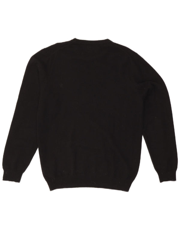 Zara Hombre Jersey De Cuello Redondo Jersey Grande De Cachemira Negra