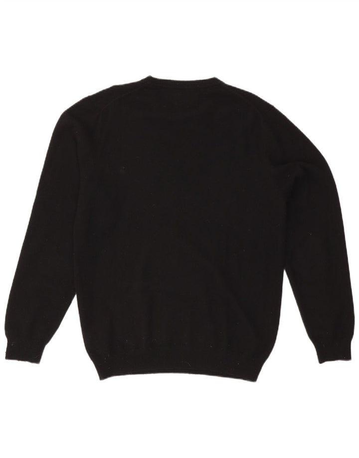 Zara Hombre Jersey De Cuello Redondo Jersey Grande De Cachemira Negra