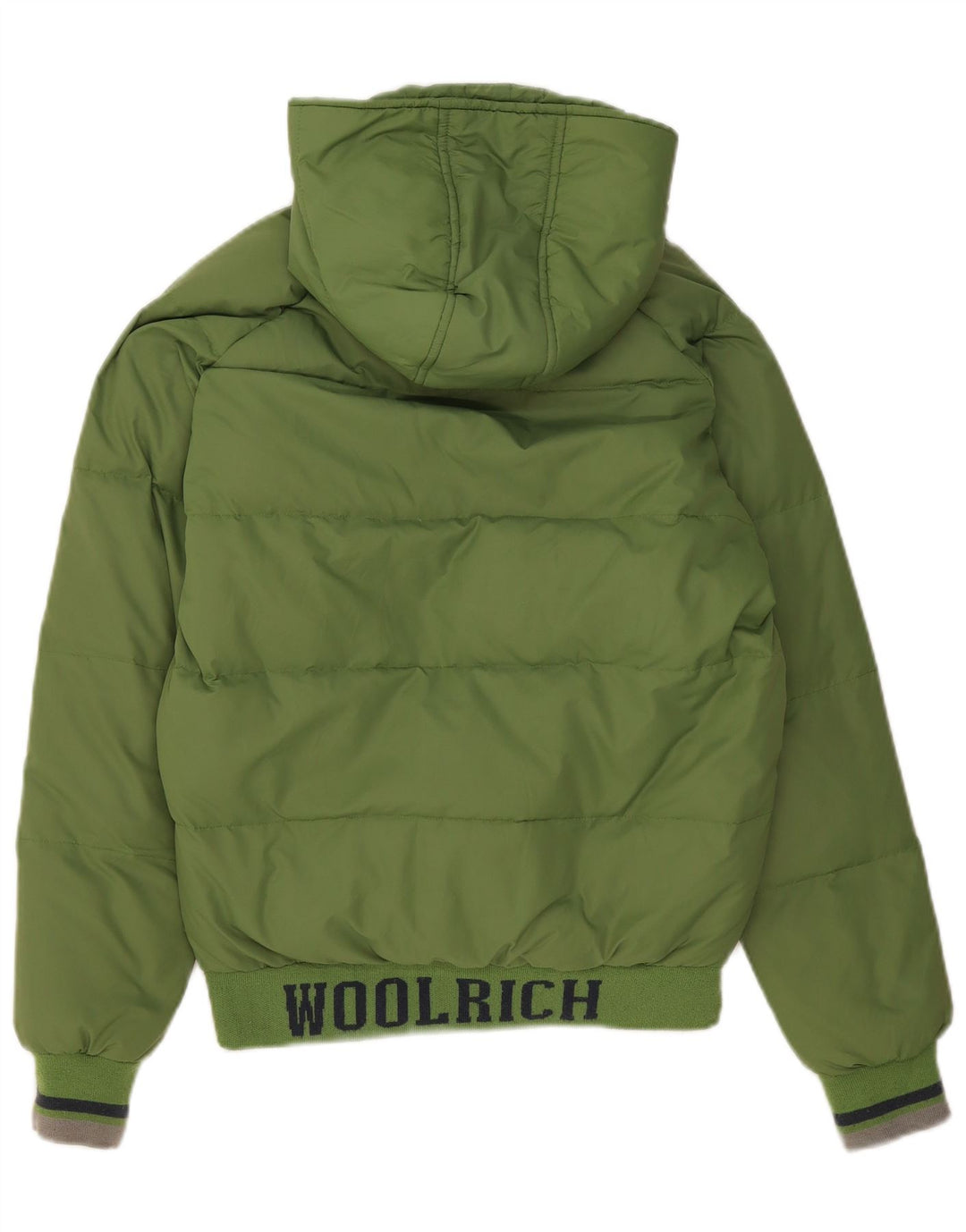 Woolrich Chaqueta acolchada con capucha y gráfico para niños 13-14 años Verde