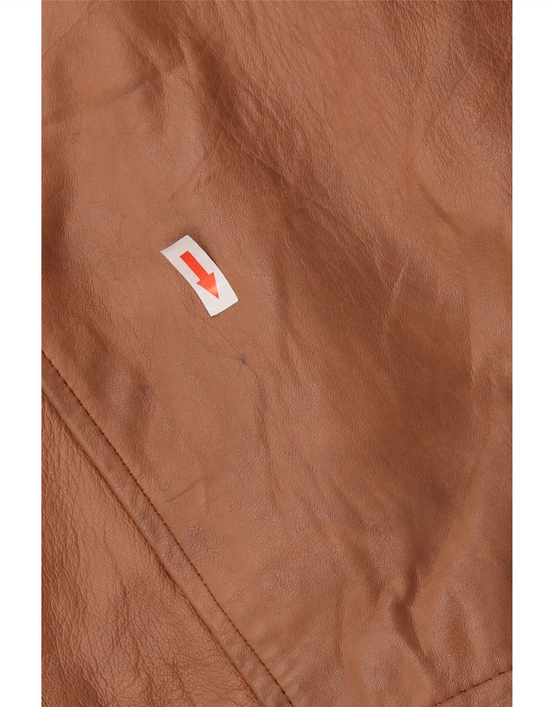 Vintage mujer chaqueta de piel de gran tamaño Reino Unido 16 marrón grande