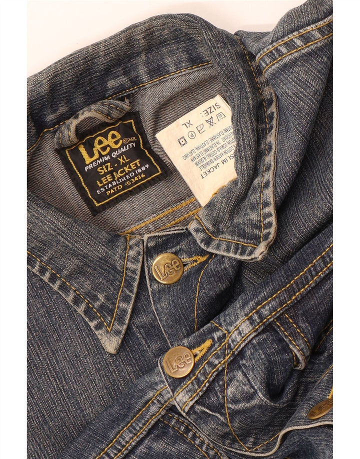 Lee Chaqueta Vaquera para Niños 14-15 Años XL Algodón Azul
