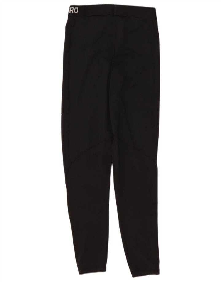 Nike Leggings gráficos Dri Fit para mujer UK 12 Mediano Negro Poliéster