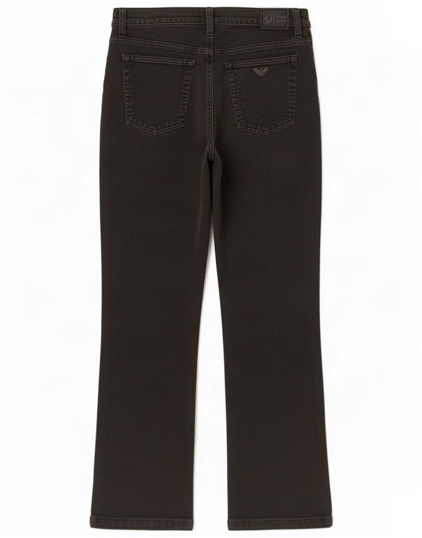 Pantalones informales Armani de cintura alta para mujer W33 L31 Algodón verde